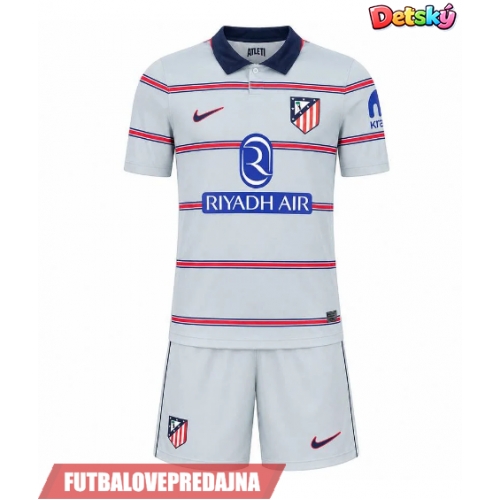 Lacne Dětský Futbalové dres Atletico Madrid Johnny Cardoso #5 2026-27 Krátky Rukáv - Tretina (+ trenírky)